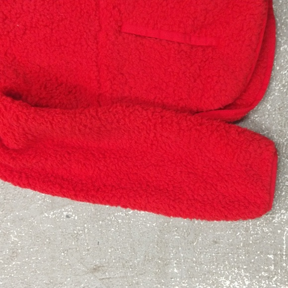NEW! Women's Wondershop Faux Shearling Matching Family Half Zip Pullover, Red - Picture 5 of 14